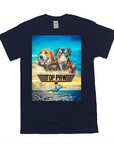Camiseta personalizada para 2 mascotas 'Top Paw'
