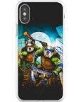 Funda personalizada para teléfono con 2 mascotas 'Teenage Mutant Ninja Doggos'