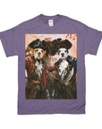 Camiseta personalizada con 3 mascotas 'Los Piratas'