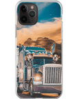 Funda personalizada para teléfono con 2 mascotas 'The Truckers'