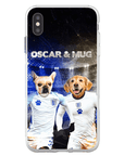 Funda personalizada para teléfono con 2 mascotas 'England Doggos'