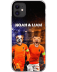 Funda personalizada para teléfono con 2 mascotas 'Holland Doggos'