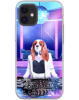 Funda para móvil personalizada 'La DJ femenina'