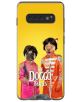 Funda personalizada para teléfono con 2 mascotas 'The Doggo Beatles'