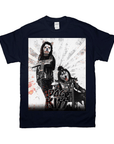 Camiseta personalizada para 2 mascotas 'Kiss Doggos'