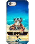 Funda para teléfono personalizada 'Top Paw'