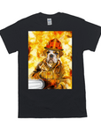Camiseta personalizada para mascotas 'El bombero'