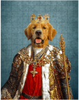 Puzzle de mascota personalizado 'El Rey'