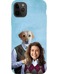 Funda para teléfono personalizada 'Step Doggo & Human (hembra)'
