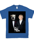 Camiseta personalizada para mascota/humano 'The Dogfather & Dogmother'