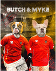 Puzzle personalizado de 2 mascotas 'Austria Doggos'