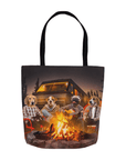 Bolsa Tote Personalizada para 4 Mascotas 'The Campers'