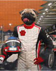 Rompecabezas personalizado para mascotas 'F1-Paw'