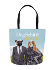 Bolsa de mano personalizada para 2 mascotas 'DogSchitt's Creek'