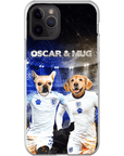 Funda personalizada para teléfono con 2 mascotas 'England Doggos'