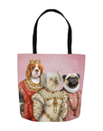 Bolsa de mano personalizada para 3 mascotas 'The Royal Ladies'