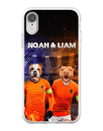 Funda personalizada para teléfono con 2 mascotas 'Holland Doggos'
