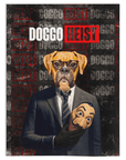 Manta personalizada para mascotas 'Doggo Heist'