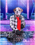 Puzzle personalizado para mascotas 'El DJ masculino'