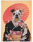 Manta personalizada para mascotas 'Memorias de Doggeisha'