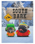 Manta personalizada para 2 mascotas 'South Bark'