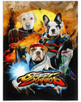 Manta personalizada para 3 mascotas 'Street Doggos'