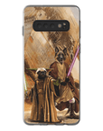 Funda personalizada para teléfono con 2 mascotas 'Yodogg & Jedi-Doggo'