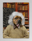 Manta personalizada para mascotas 'Albert Pawstein'