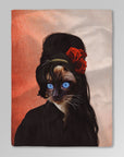 Manta personalizada para mascotas 'Amy Cathouse'