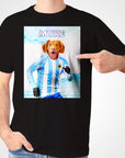 Camiseta Personalizada para Mascotas 'Argentina Doggos Soccer'