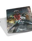 'Bat Dog & Robpaw' Naipes Personalizados para 2 Mascotas