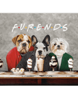 Manta personalizada para 3 mascotas 'Furends'