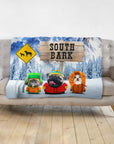Manta personalizada para 3 mascotas 'South Bark'