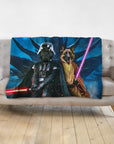 Manta personalizada para 2 mascotas 'Darth Woofer & Jedi-Doggo'