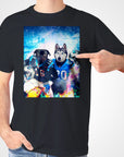 Camiseta personalizada con 2 mascotas 'Carolina Doggos'