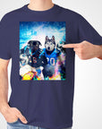Camiseta personalizada con 2 mascotas 'Carolina Doggos'