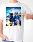 Camiseta personalizada con 2 mascotas 'Carolina Doggos'