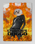 Manta personalizada para mascotas 'Charlie's Doggo'