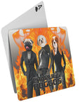 'Charlie's Doggos' Naipes personalizados para 3 mascotas