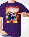 Camiseta personalizada para 2 mascotas 'Cleveland Doggos'