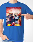Camiseta personalizada para 2 mascotas 'Cleveland Doggos'