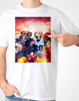 Camiseta personalizada para 2 mascotas 'Cleveland Doggos'