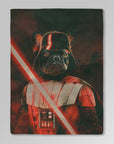 Manta personalizada para mascotas 'Darth Woofer'