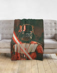 Manta personalizada para mascotas 'Darth Woofer'
