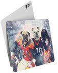 'Denver Doggos' Naipes personalizados para 2 mascotas