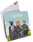 'DogSchitt's Creek' Naipes personalizados para 3 mascotas