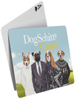 'DogSchitt's Creek' Naipes personalizados para 4 mascotas