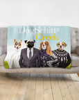 Manta personalizada para 4 mascotas 'DogSchitt's Creek'