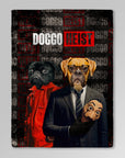 Manta personalizada para 2 mascotas 'Doggo Heist'