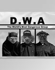 Manta personalizada para 3 mascotas 'DWA (Doggos With Attitude)'